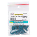 Danco Flat Washer, Fits Bolt Size 1/4" , Rubber Plain Finish 35378W